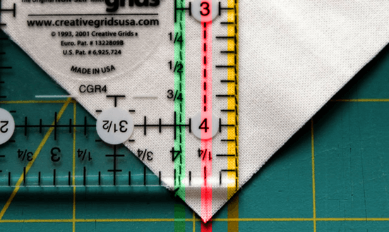 how to get a scant quarter inch seam