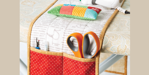 ironing board sewing caddy