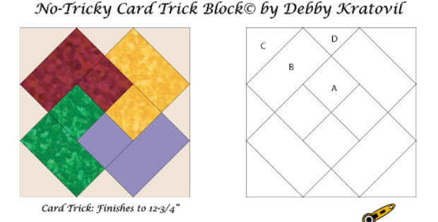 Debbies No Tricky Card Trick – Quilting Cubby