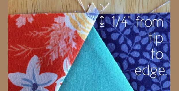 How To Save Your Points When Quilting With Triangles