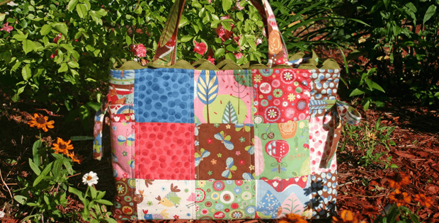 charm pack tote