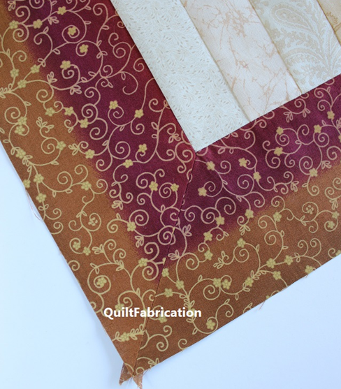 how to miter a quilt border