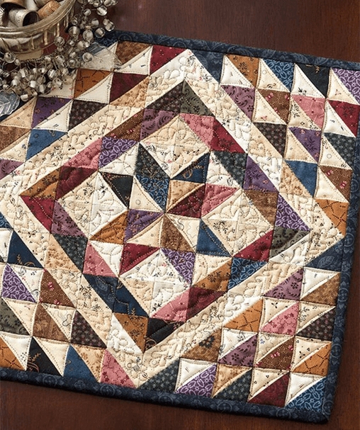 mini quilts from 10 inch squares