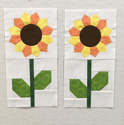 sunflower quilt blocks