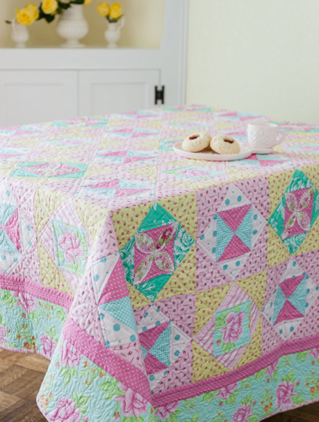 vintage and roses quilting