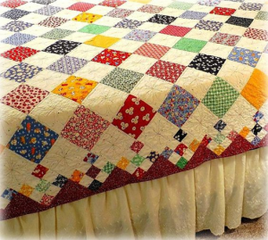 A Nine Patch Diamond Quilt Vintage Or Modern – Quilting Cubby