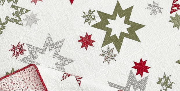 Fat Quarter Friendly Quilt Pattern Winter Stars The Pattern Basket