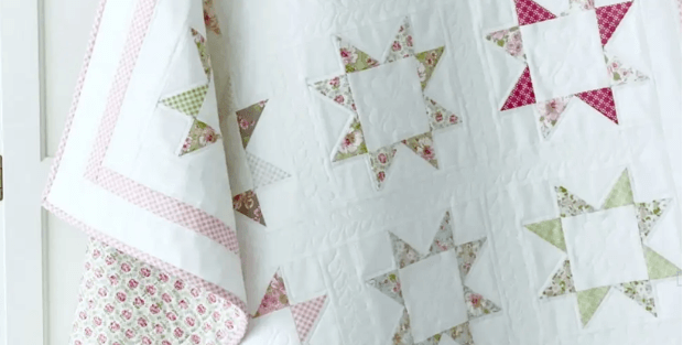 Sugar Coated Stars Baby Quilt Pattern Maple Cottage