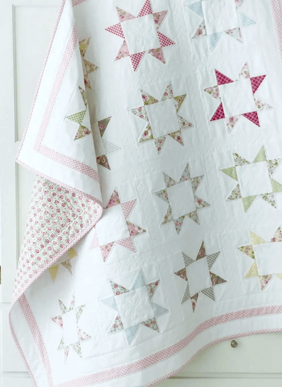 baby quilt pattern sugar coated stars maple cottage designs