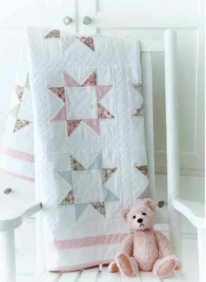 charm pack friendly baby quilt pattern maple cottage