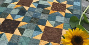 Sunflowers Jen Daly Spring Summer Table Runner quilt pattern