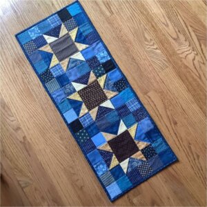 Sunflowers table runner Jen Daly