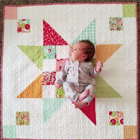 Baby quilt pattern with precut fabric