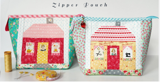 Charise Creates cottage blocks zipper blocks