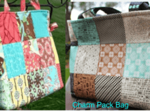 Charm Pack Tote free pattern