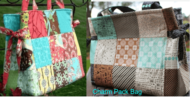 Charm Pack Tote free pattern
