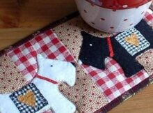scotty dog mug rug pattern Patchsmith