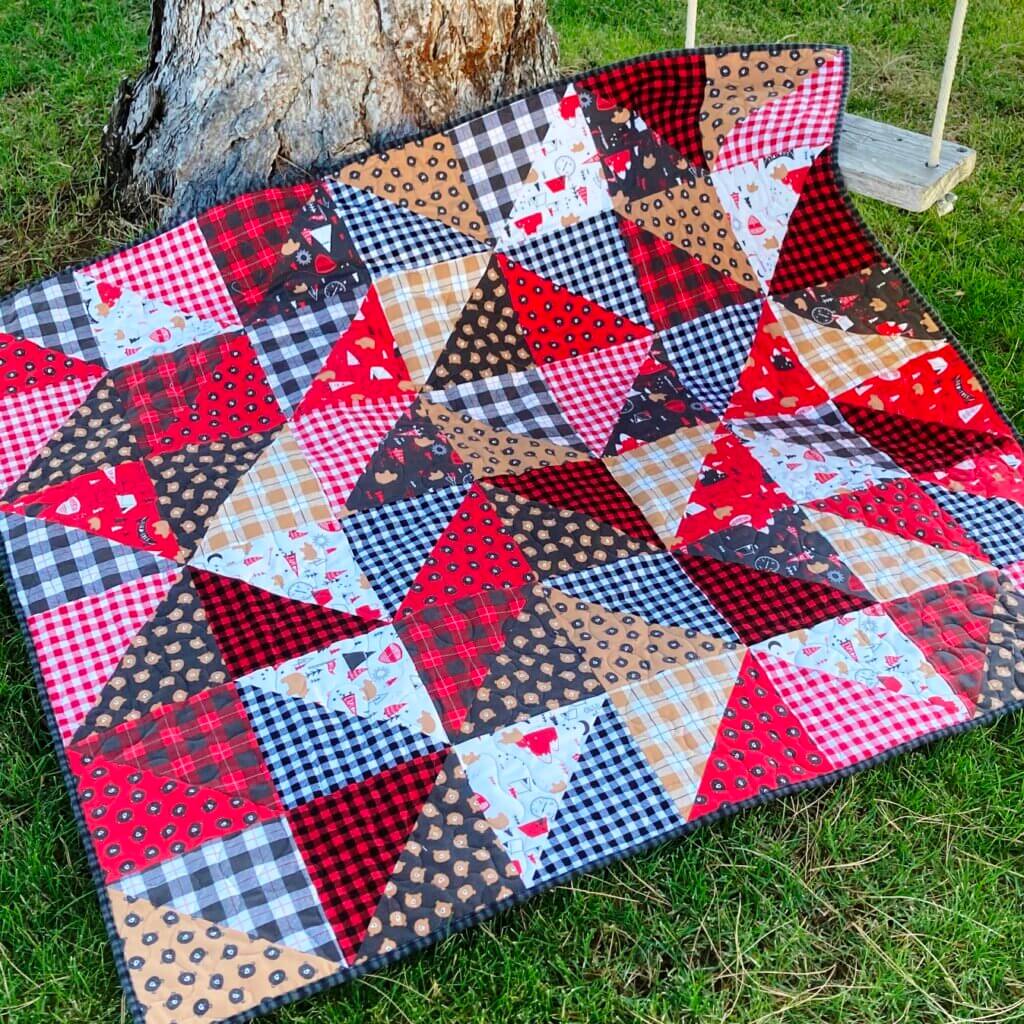 Flannel Quilt Pattern -Melissa-Corry-Road-Home-Snuggler