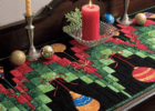 Christmas table runner Dec La Table