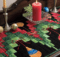 Christmas table runner Dec La Table
