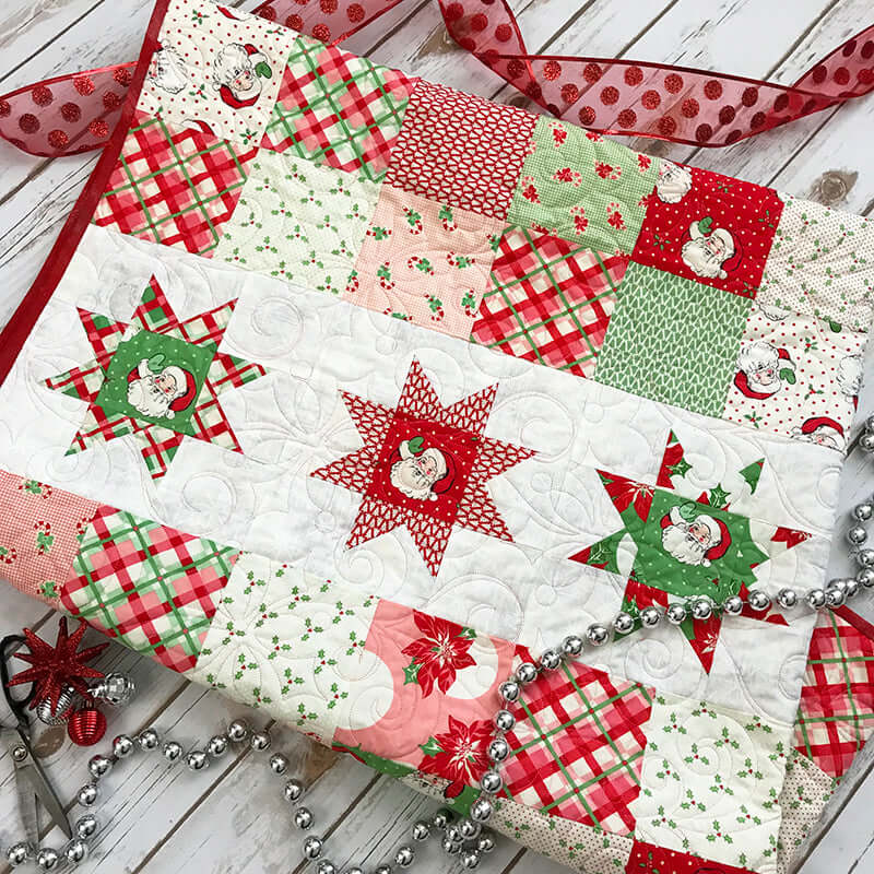 Swell Christmas Layer Cake Christmas Quilt Pattern