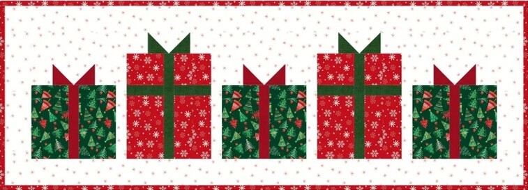 Christmas Presents Table runner Dining table Console length