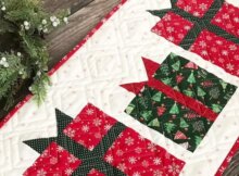Christmas Presents Table runner quilt pattern presents quilt blocks