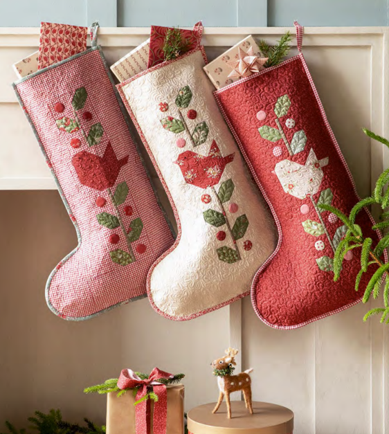 Christmas Stocking free quilt pattern
