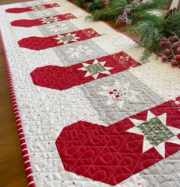 Christmas Table runner pattern Bed runner