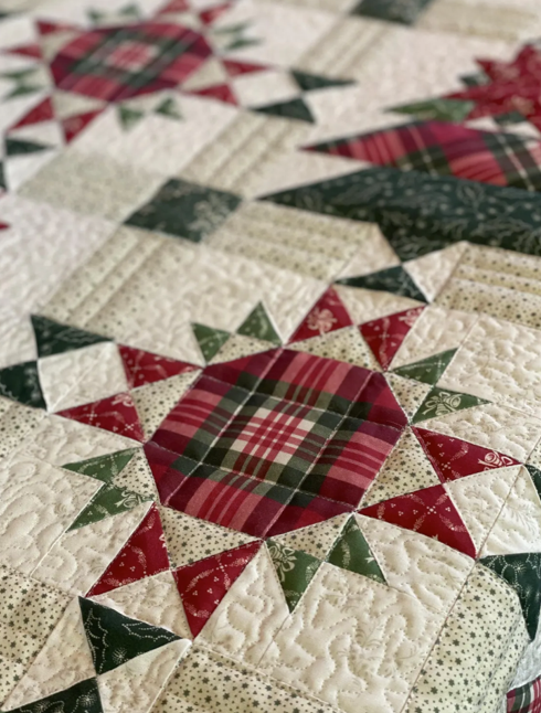 Christmas sewing Farmhouse Christmas decor reproduction fabrics