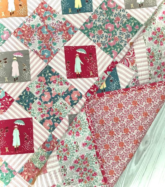 Dorothy Quilt Windy Days fabric Tilda