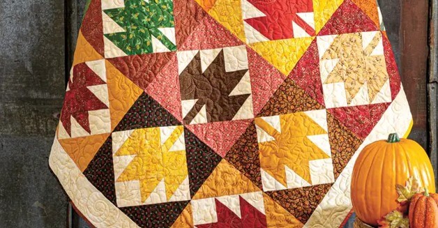 Falling For You Autumn Leaves quilt