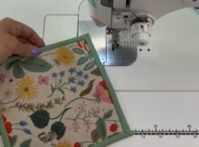 How to get quilt binding perfect on a potholder
