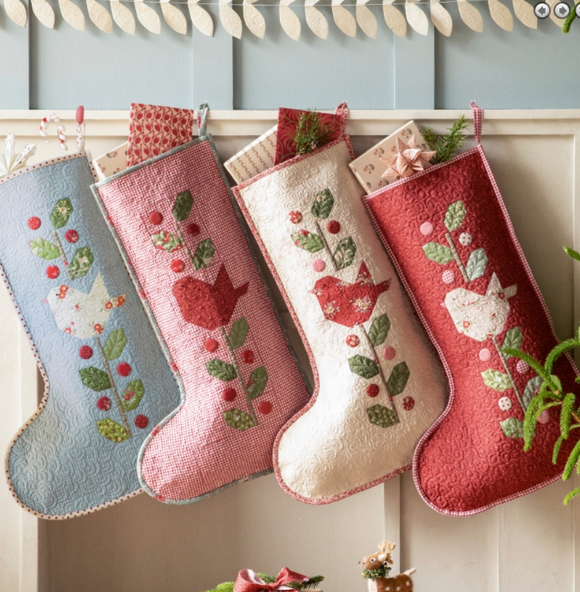 Jumbo Christmas stocking Christmas Fabric Tilda
