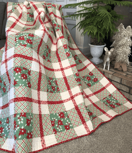 Plaidalicious Christmas quilt Sweet Treasures Quilt