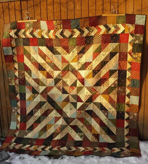 Sunshine On A Cloudy Day quilt pattern Autumn