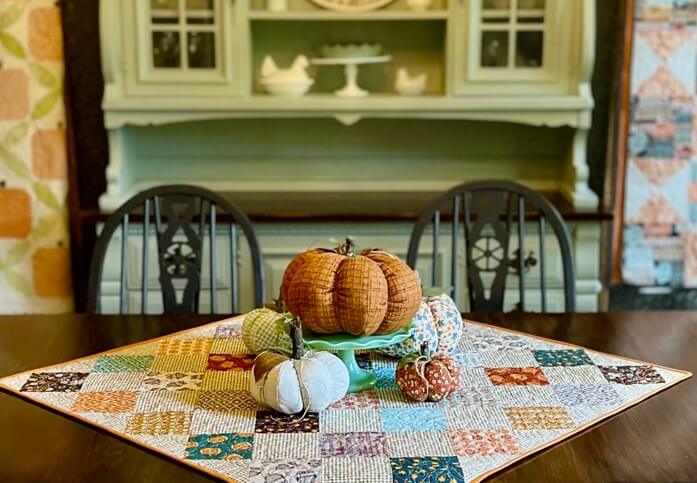 charm square table topper free pattern