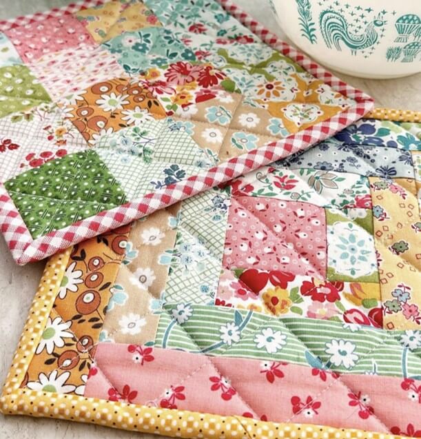 pot holder pattern with terry towel backing