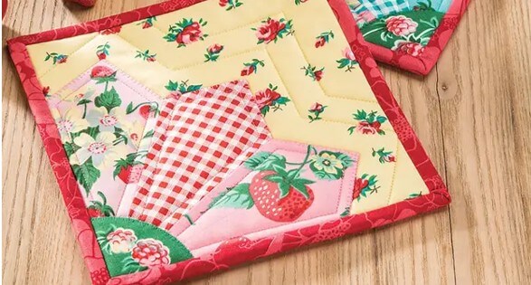 three petal dresden pot holder Pattern Annies Pot Holders for All Seasons Pattern Book