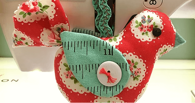 Bird Ornament Christmas Spring Pattern Lavender sachet Gift