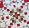 Jelly Roll Snowflake quilt free pattern