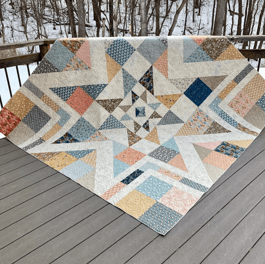 Layer Cake quilt pattern Triple Barnstar